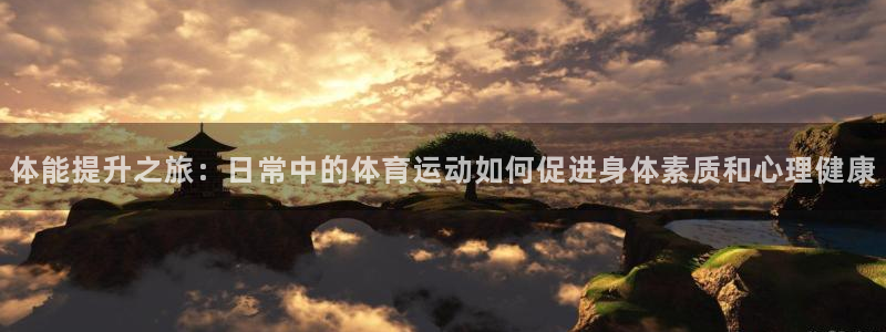 风速体育下载：体能提升之旅：日常中的体育运动如何促进身体素质和心理健康